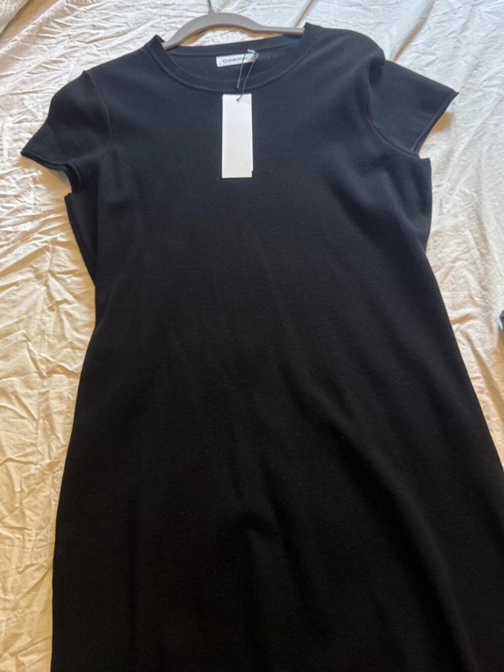 Calvin Klein Women's Black Knit Dress